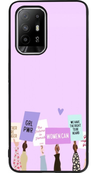 OPPO F19 Pro+ Case Hülle - Silikon schwarz Womens day 2026 9