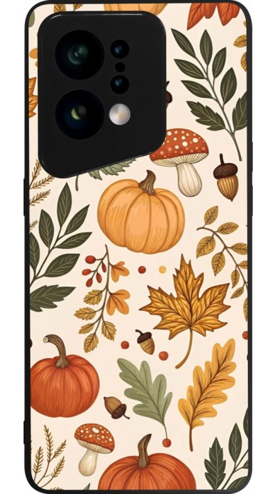 Coque OPPO Find X5 - Silicone rigide noir Autumn 25 Autumn pattern