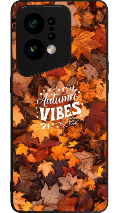 Coque OPPO Find X5 - Silicone rigide noir Autumn 25 Autumn vibes