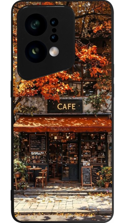 Coque OPPO Find X5 - Silicone rigide noir Autumn 25 Coffee shop