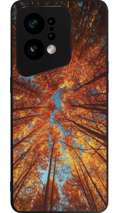 Coque OPPO Find X5 - Silicone rigide noir Autumn 25 Trees