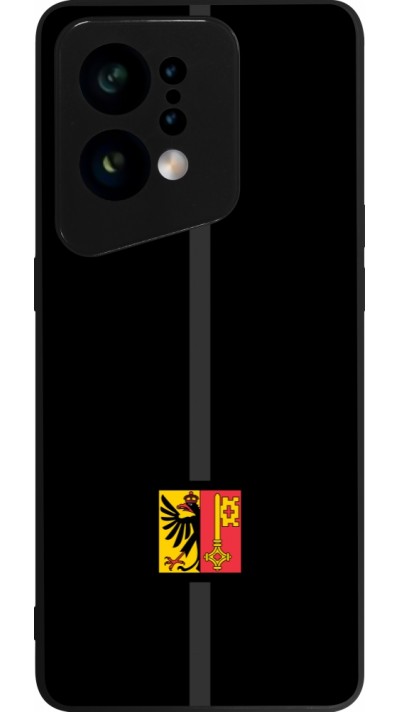 Coque OPPO Find X5 - Silicone rigide noir Canton GE noir