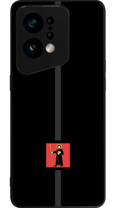 Coque OPPO Find X5 - Silicone rigide noir Canton GL noir