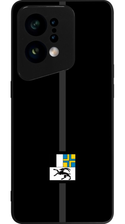 Coque OPPO Find X5 - Silicone rigide noir Canton GR noir
