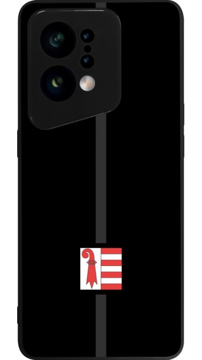 Coque OPPO Find X5 - Silicone rigide noir Canton JU noir