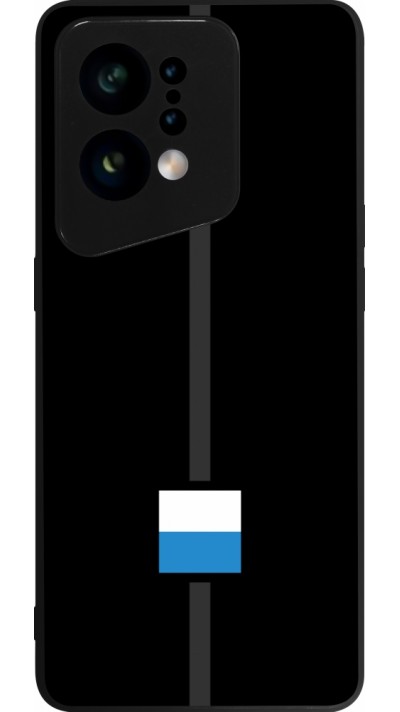 Coque OPPO Find X5 - Silicone rigide noir Canton LU noir