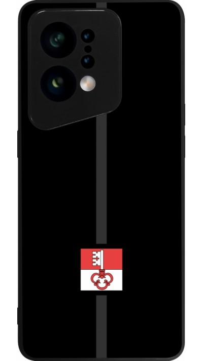 Coque OPPO Find X5 - Silicone rigide noir Canton OW noir