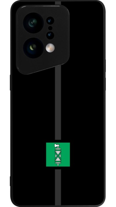 Coque OPPO Find X5 - Silicone rigide noir Canton SG noir