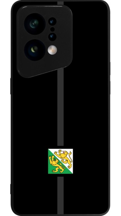 Coque OPPO Find X5 - Silicone rigide noir Canton TG noir