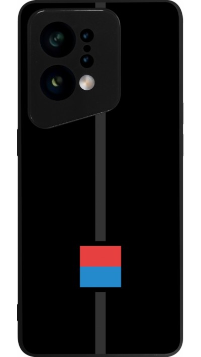 Coque OPPO Find X5 - Silicone rigide noir Canton TI noir