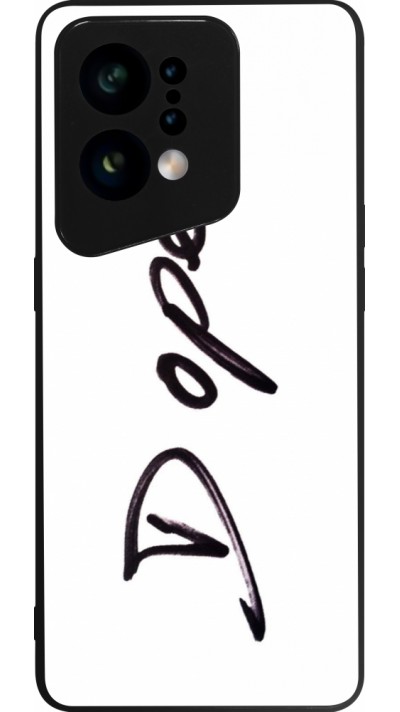 Coque OPPO Find X5 - Silicone rigide noir Dope