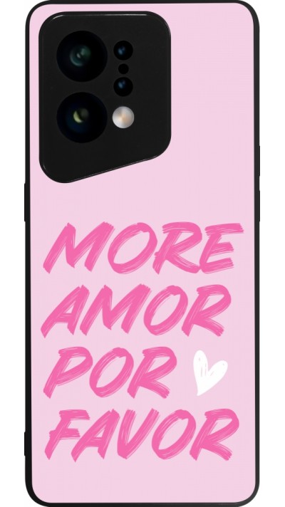 OPPO Find X5 Case Hülle - Silikon schwarz More amor porfavor OPPO Find X5 Case Hülle - Silikon schwarz More amor porfavor