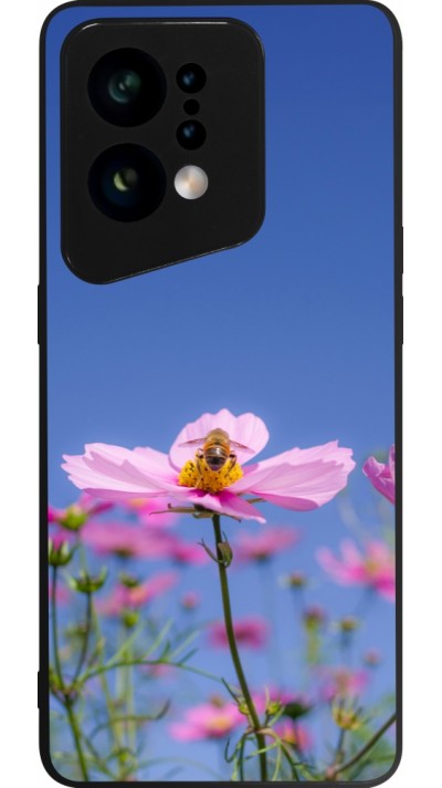 OPPO Find X5 Case Hülle - Silikon schwarz Bee on a flower Spring 2026