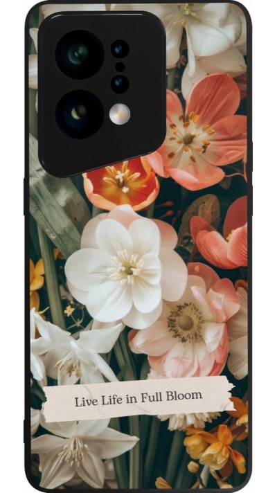 OPPO Find X5 Case Hülle - Silikon schwarz Full Bloom Spring 2026