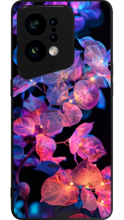 Coque OPPO Find X5 - Silicone rigide noir Artificial vegetation 2025
