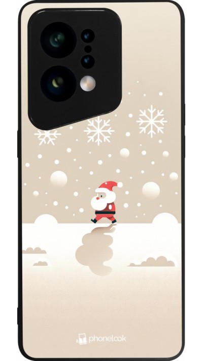 OPPO Find X5 Case Hülle - Silikon schwarz Weihnachten 2023 Minimalistischer Weihnachtsmann OPPO Find X5 Case Hülle - Silikon schwarz Weihnachten 2023 Minimalistischer Weihnachtsmann