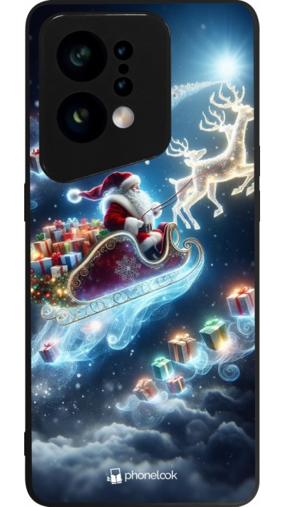 OPPO Find X5 Case Hülle - Silikon schwarz Weihnachten 2023 Verzauberter Weihnachtsmann OPPO Find X5 Case Hülle - Silikon schwarz Weihnachten 2023 Verzauberter Weihnachtsmann