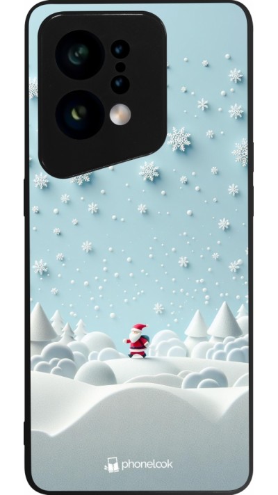 OPPO Find X5 Case Hülle - Silikon schwarz Weihnachten 2023 Kleiner Vater Schneeflocke OPPO Find X5 Case Hülle - Silikon schwarz Weihnachten 2023 Kleiner Vater Schneeflocke
