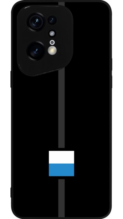 Coque OPPO Find X5 Pro - Silicone rigide noir Canton LU noir