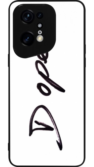 Coque OPPO Find X5 Pro - Silicone rigide noir Dope