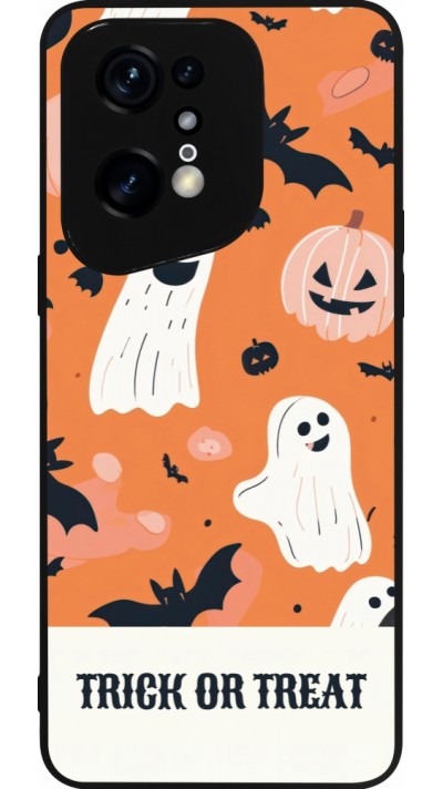 OPPO Find X5 Pro Case Hülle - Silikon schwarz Halloween 2025 Trick treat OPPO Find X5 Pro Case Hülle - Silikon schwarz Halloween 2025 Trick treat