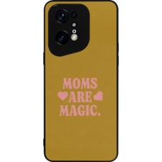 OPPO Find X5 Pro Case Hülle - Silikon schwarz Mom 2026 Are Magic