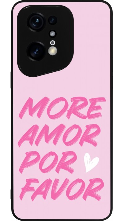 OPPO Find X5 Pro Case Hülle - Silikon schwarz More amor porfavor OPPO Find X5 Pro Case Hülle - Silikon schwarz More amor porfavor