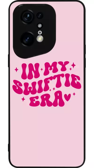 Coque OPPO Find X5 Pro - Silicone rigide noir Taylor Swift In My Swiftie Era - Pink