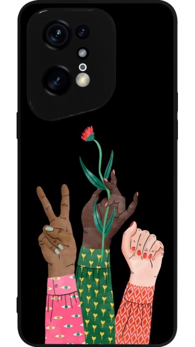 Coque OPPO Find X5 Pro - Silicone rigide noir Womens day 2026 2