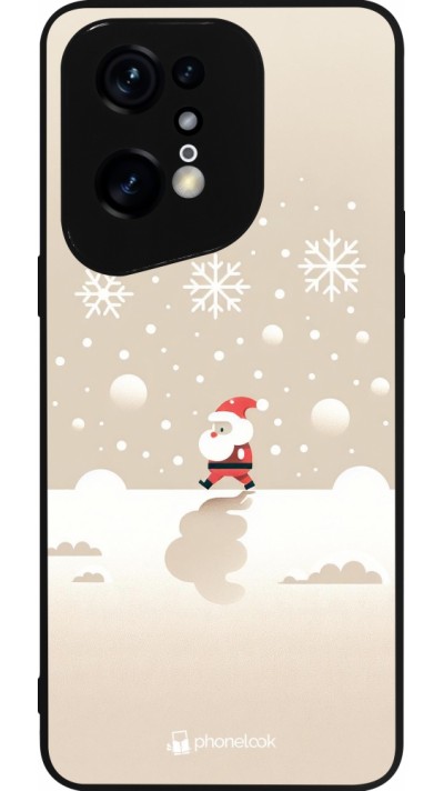 OPPO Find X5 Pro Case Hülle - Silikon schwarz Weihnachten 2023 Minimalistischer Weihnachtsmann OPPO Find X5 Pro Case Hülle - Silikon schwarz Weihnachten 2023 Minimalistischer Weihnachtsmann