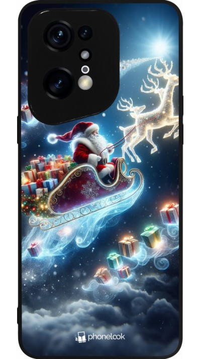 OPPO Find X5 Pro Case Hülle - Silikon schwarz Weihnachten 2023 Verzauberter Weihnachtsmann OPPO Find X5 Pro Case Hülle - Silikon schwarz Weihnachten 2023 Verzauberter Weihnachtsmann