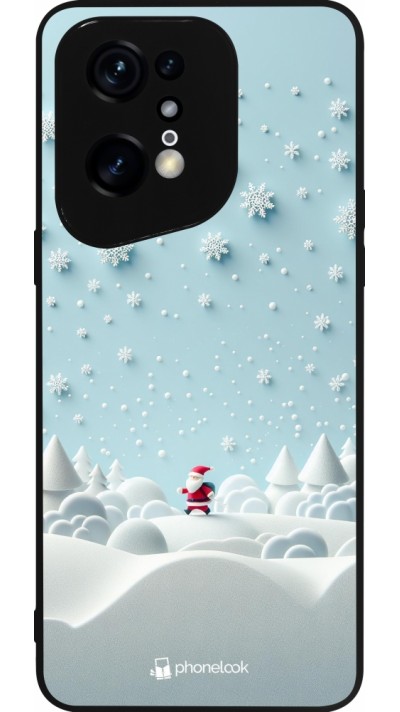 OPPO Find X5 Pro Case Hülle - Silikon schwarz Weihnachten 2023 Kleiner Vater Schneeflocke OPPO Find X5 Pro Case Hülle - Silikon schwarz Weihnachten 2023 Kleiner Vater Schneeflocke