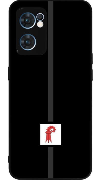 Coque OPPO Reno7 5G - Silicone rigide noir Canton BL noir