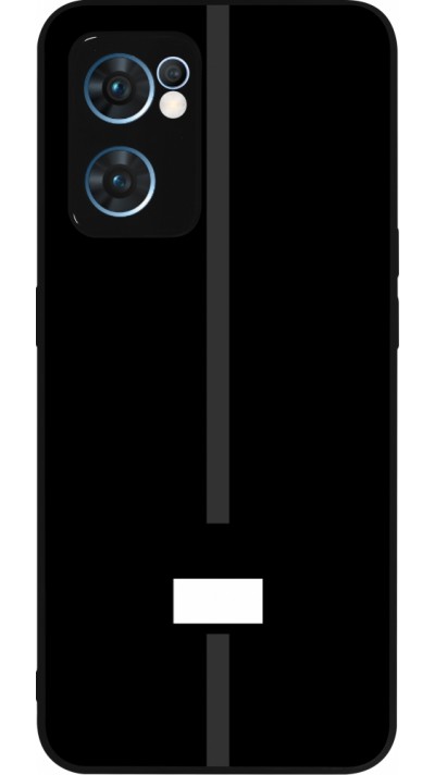 Coque OPPO Reno7 5G - Silicone rigide noir Canton FR noir