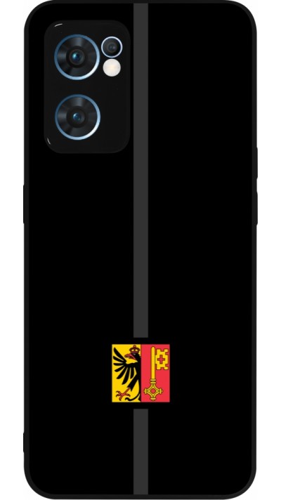 Coque OPPO Reno7 5G - Silicone rigide noir Canton GE noir