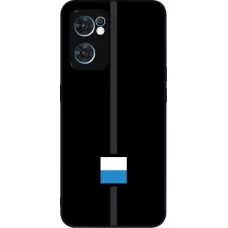 Coque OPPO Reno7 5G - Silicone rigide noir Canton LU noir
