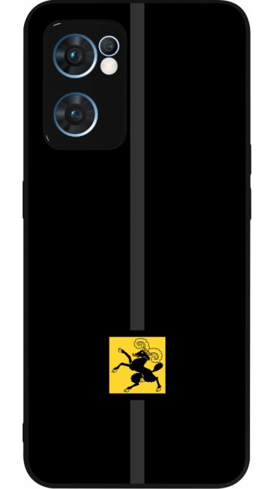 Coque OPPO Reno7 5G - Silicone rigide noir Canton SH noir