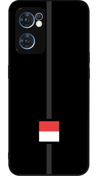 Coque OPPO Reno7 5G - Silicone rigide noir Canton SO noir