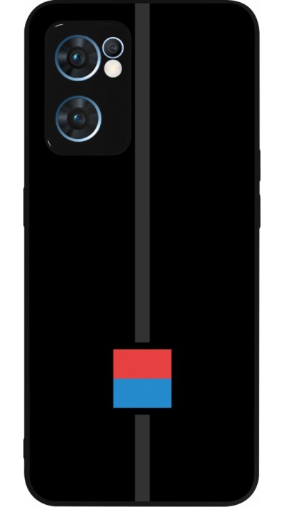 Coque OPPO Reno7 5G - Silicone rigide noir Canton TI noir