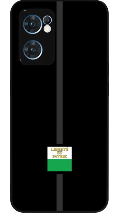 Coque OPPO Reno7 5G - Silicone rigide noir Canton VD noir