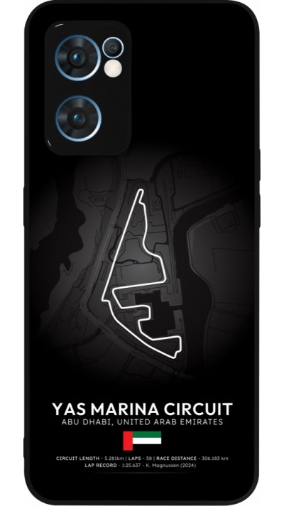 Coque OPPO Reno7 5G - Silicone rigide noir F1 Track 2025 Abu Dhabi