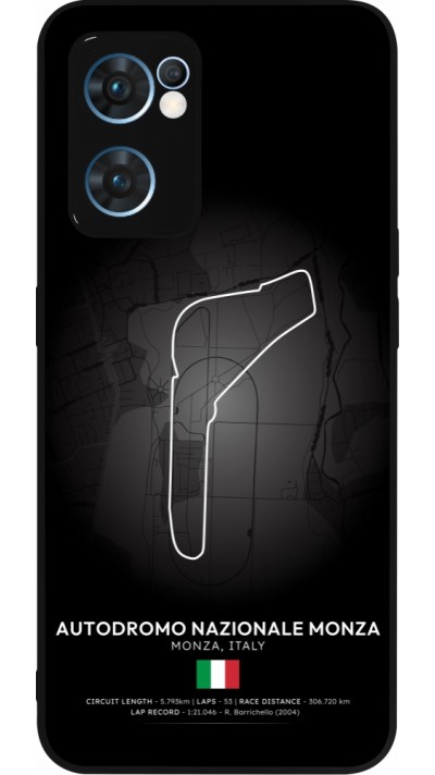 Coque OPPO Reno7 5G - Silicone rigide noir F1 Track 2025 Italy