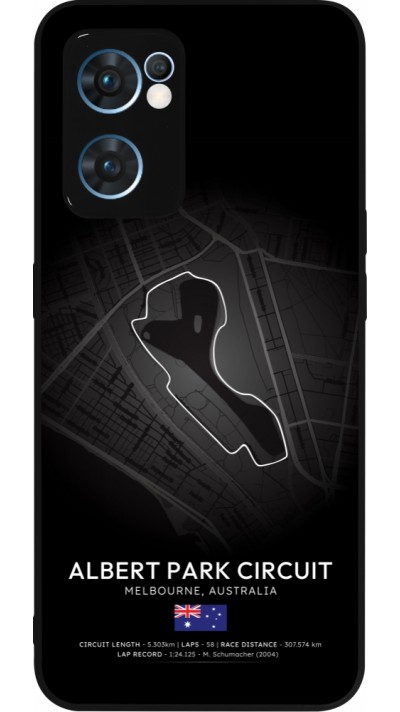 Coque OPPO Reno7 5G - Silicone rigide noir F1 Track 2025 Melbourne