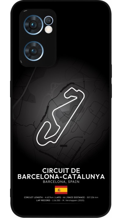 Coque OPPO Reno7 5G - Silicone rigide noir F1 Track 2025 Spain