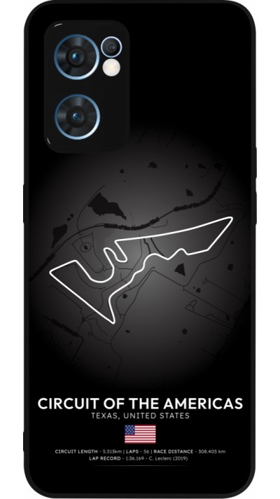 Coque OPPO Reno7 5G - Silicone rigide noir F1 Track 2025 United States