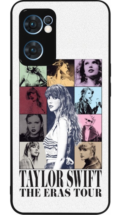 Coque OPPO Reno7 5G - Silicone rigide noir Taylor Swift The Eras Tour