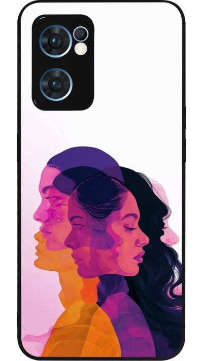 OPPO Reno7 5G Case Hülle - Silikon schwarz Womens day 2026 10