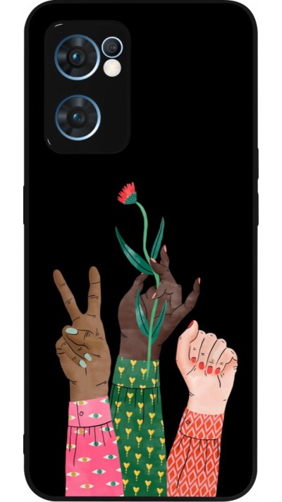 OPPO Reno7 5G Case Hülle - Silikon schwarz Womens day 2026 2