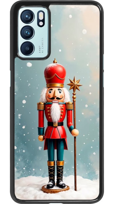 OPPO Reno6 5G Case Hülle - Christmas 25 Nutcracker Snow