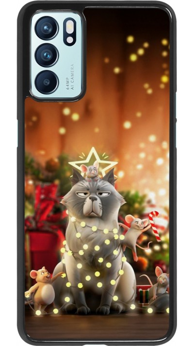 Coque OPPO Reno6 5G - Christmas 25 Xmas Cat